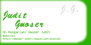 judit gmoser business card